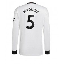 Manchester United Harry Maguire #5 Bortatröja 2022-23 Långa ärmar